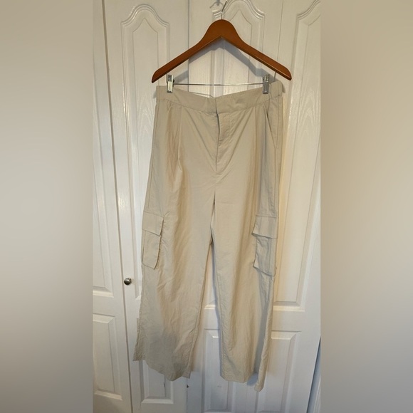 Women’s Anthropologie Wilo the Label Clay Cargo Pants Size MediumTan New - Picture 1 of 7
